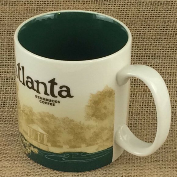 Starbucks Atlanta Mug Cup Icon Series Piedmont Park 16oz 2011 Coffee Tea USA - Picture 2 of 12